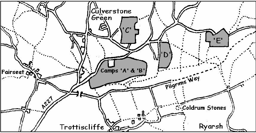 Map of the overall OCTU camp and main wings