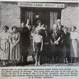 Stansted Hockey Club pavilion 1955